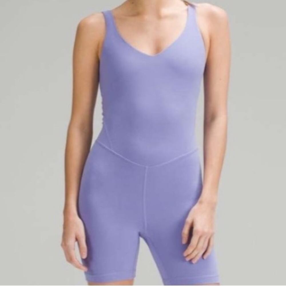 Lululemon Align Bodysuit 6" in Dark Lavender Size 8 MSRP $128